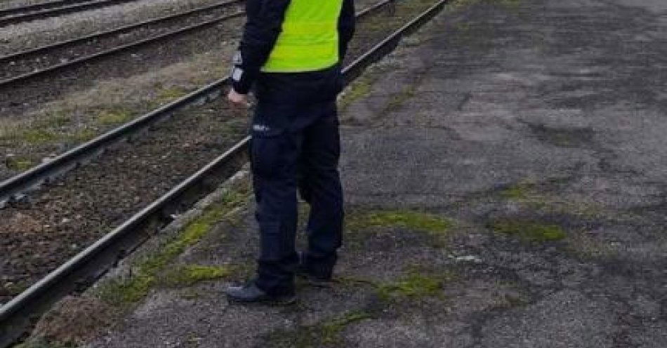 zdjęcie: Wzmożone patrole na torach w powiecie staszowskim / fot. KPP Staszów Bezpieczeństwo na obszarach kolejowych