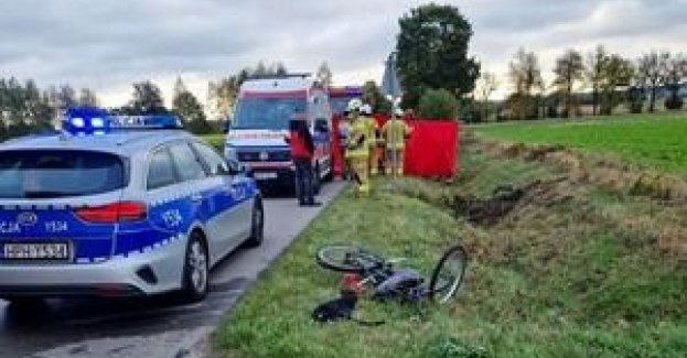 Śmiertelne potrącenie rowerzysty - policjanci wyjaśniają okoliczności tragicznego wypadku
