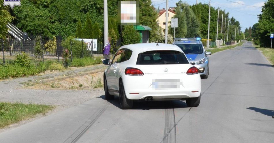 zdjęcie: Potrącenie pieszej w Kornelówce / fot. KMP Zamość