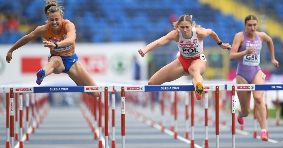 zdjęcie: Igrzyska Europejskie – złoty medal Pii Skrzyszowskiej w biegu na 100 m przez płotki / fot. PAP