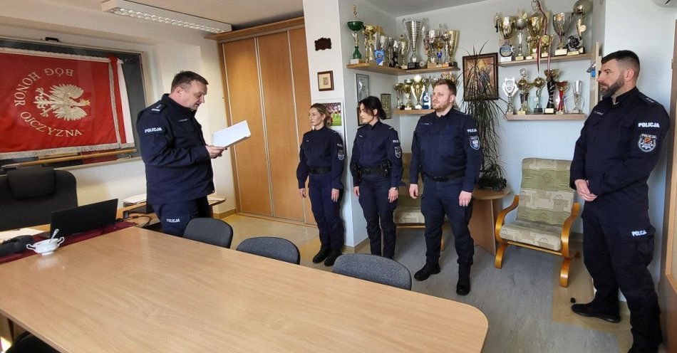 zdjęcie: Trzy nowe awanse w Komendzie Powiatowej Policji w Radziejowie / fot. KPP w Radziejowie