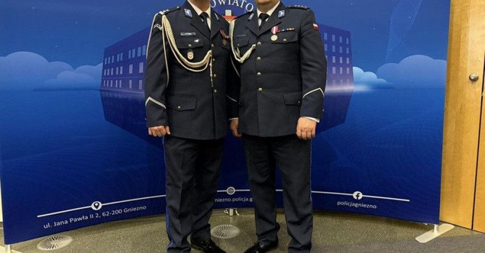 zdjęcie: Zmiana na stanowisku Komendanta Powiatowego Policji w Gnieźnie / fot. KPP Gniezno