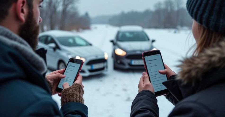 zdjęcie: mStłuczka w mObywatelu ułatwia załatwianie stłuczek / TM/ przykładowa ilustracja