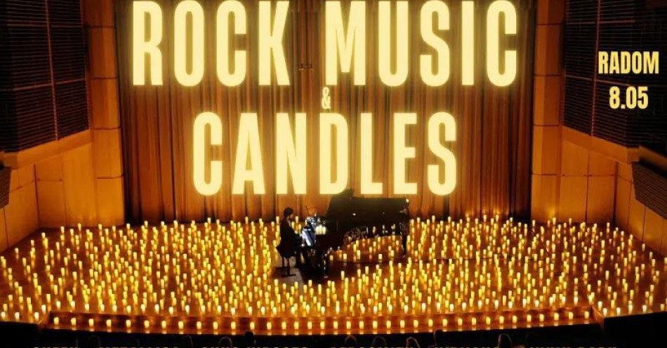 zdjęcie: Rock Music & Candles / kupbilecik24.pl / ROCK MUSIC & CANDLES