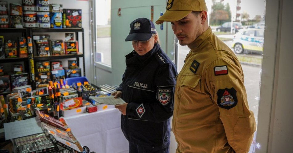 zdjęcie: Fajerwerki tylko w bezpiecznym wydaniu! / fot. KMP Gorzów Wielkopolski