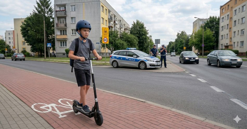 zdjęcie: Od 3 czerwca nowe zasady ochrony najmłodszych i koniec z pobłażliwością dla piratów drogowych / ai/gem/202606011250