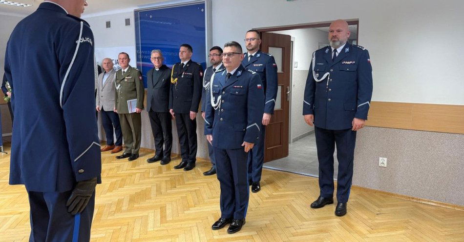 zdjęcie: Daniel Szymanowicz nowym komendantem policji w Zambrowie / fot. KPP Zambrów