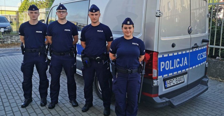 zdjęcie: Praktyki młodych policjantów w Grudziądzu / fot. KMP w Grudziądzu