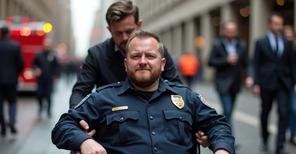 zdjęcie: Policjant który ratował ludzi z pożaru potrzebuje pomocy / TM/ przykładowa ilustracja