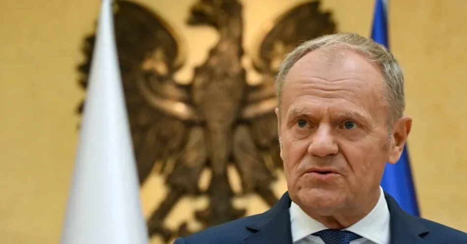 zdjęcie: Premier podpisał pierwszy z dokumentów dotyczących nominacji asesorskich / Warszawa, 05.08.2026. Premier Donald Tusk podczas konferencji prasowej w Kancelarii Prezesa Rady Ministrów w Warszawie, 5 bm. (sko) PAP/Radek Pietruszka