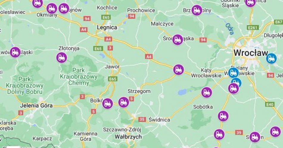 zdjęcie: Ogólnopolski protest rolników - możliwe utrudnienia w ruchu drogowym na drodze krajowej nr 35 / fot. KPP w Świdnicy