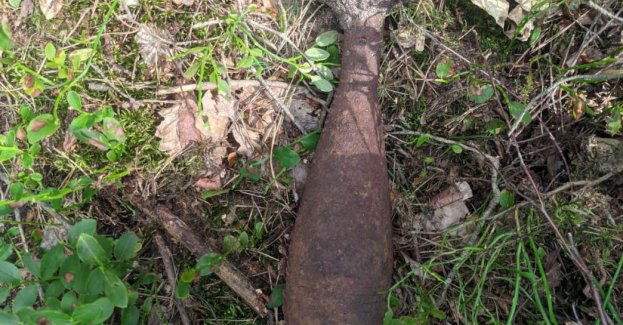 Spacerował po lesie, znalazł niewybuch