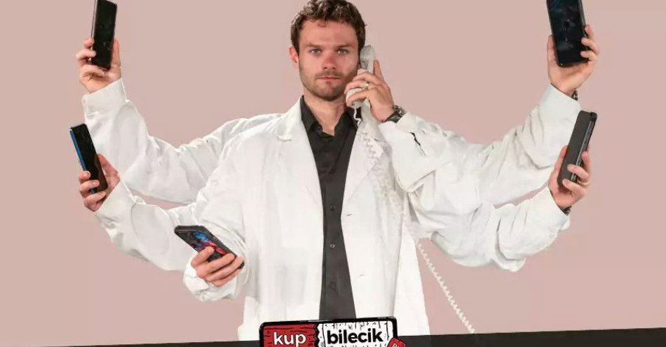 zdjęcie: Komedia na 1 aktora i 4 telefony / kupbilecik24.pl / Komedia na 1 aktora i 4 telefony