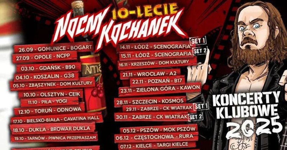 zdjęcie: 10-lecie Nocny Kochanek - KARNET / kupbilecik24.pl / 10-lecie | Nocny Kochanek - KARNET