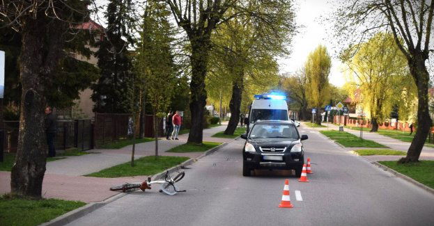 Wypadek z udziałem 80-letniej rowerzystki