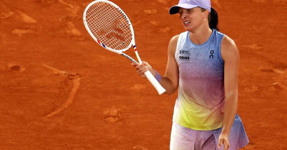 zdjęcie: Świątek odpadła w półfinale French Open / fot. PAP