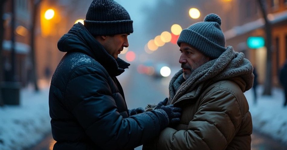 zdjęcie: Mysłowice: policja pomaga bezdomnym przy niskich temperaturach / TM/ przykładowa ilustracja