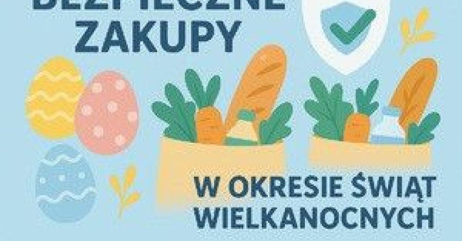 zdjęcie: Jak bezpiecznie robić zakupy przed Wielkanocą / fot. KMP Biała Podlaska