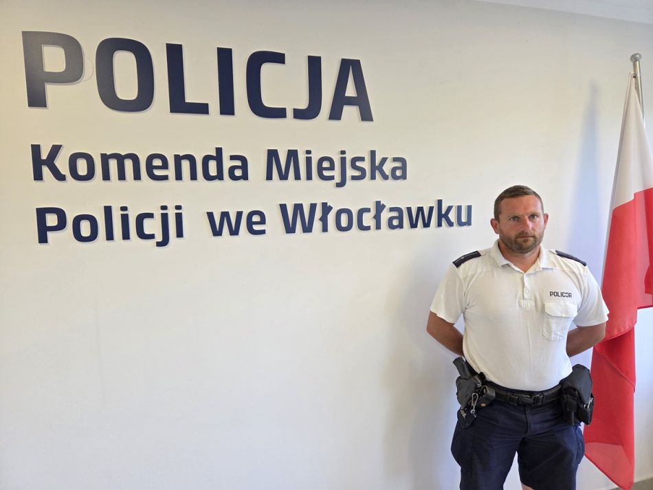 zdjęcie: Policjant z Włocławka na urlopie pomógł w akcji TOPR-u / fot. KMP we Włocławku