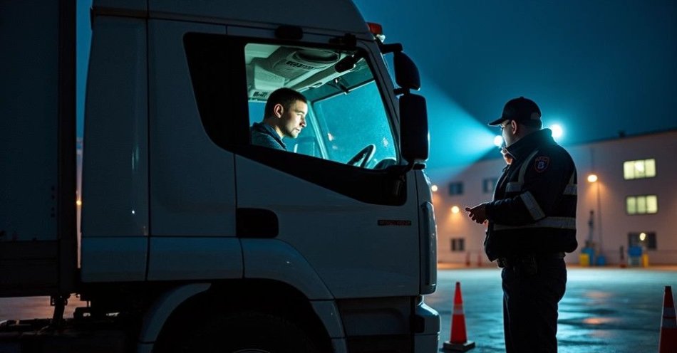 zdjęcie: Pijany kierowca ciężarówki zatrzymany dzięki pracownikowi firmy / TM/ przykładowa ilustracja