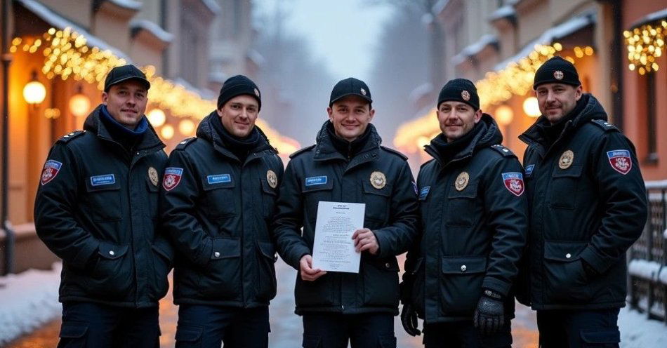 zdjęcie: Świąteczne życzenia piekarskiej Policji i historia Kolędy od policjantów / TM/ przykładowa ilustracja