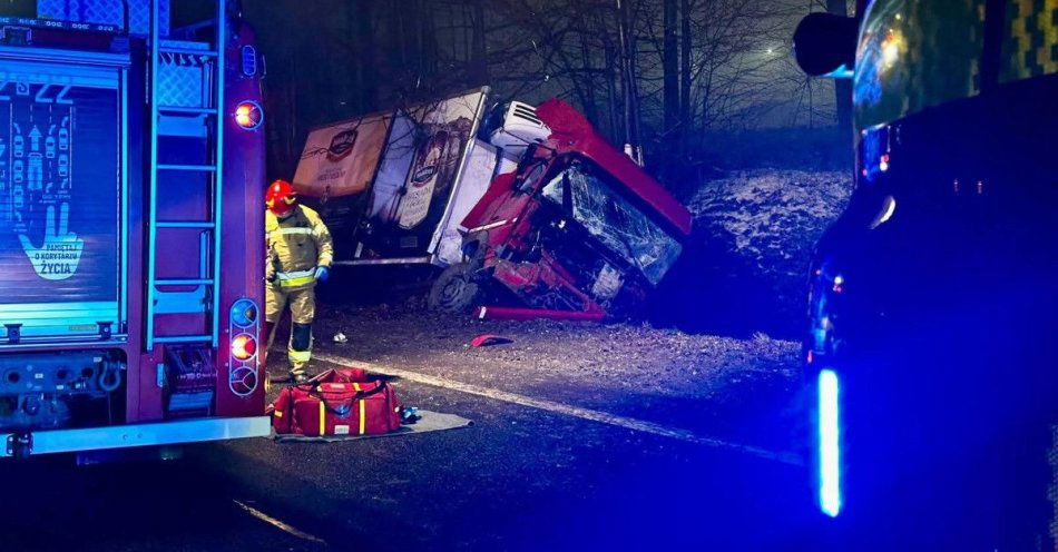 zdjęcie: Trzy zdarzenia z pijanymi kierowcami ciężarówek / fot. KMP w Bielsku-Białej