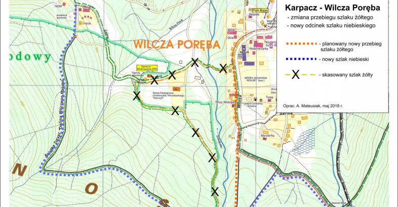 zdjęcie: Zmiany na szlakach i remont w Karkonoskim Parku Narodowym / fot. nadeslane