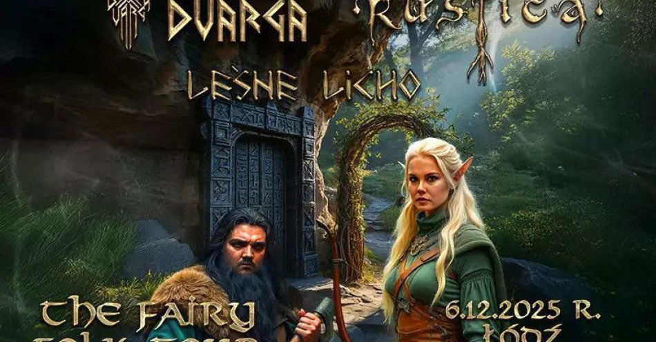 zdjęcie: The Fairy Folk Tour 2025 - Dvarga + Rustica + Leśne Licho / kupbilecik24.pl / The Fairy Folk Tour 2025 - Dvarga + Rustica + Leśne Licho