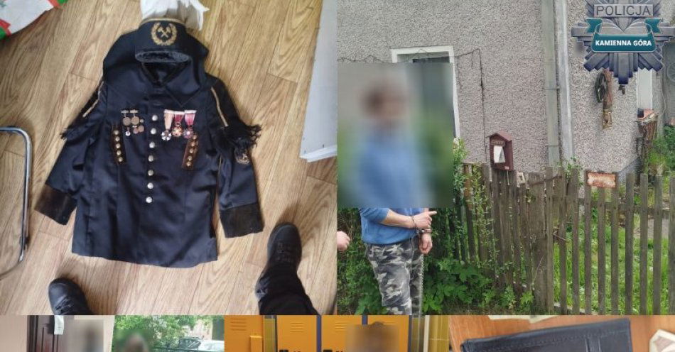zdjęcie: Kasetki przy szalecie miejskim, szafki basenowe i nie tylko… - włamywacz zatrzymany przez kamiennogórskich kryminalnych / fot. KPP w Kamiennej Górze