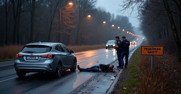 Tragiczny wypadek w Czuszowie, pieszy zginął na drodze