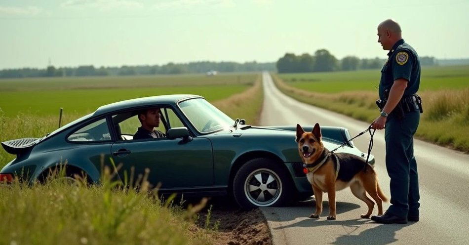 zdjęcie: W drodze na tropienie policjant odkrył pijanego kierowcę w rowie / TM/ przykładowa ilustracja