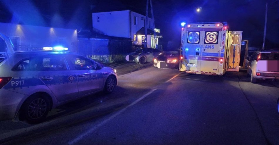 zdjęcie: Dziewczynka potrącona na ulicy Pamiątki w Pogrzebieniu / fot. KPP w Raciborzu