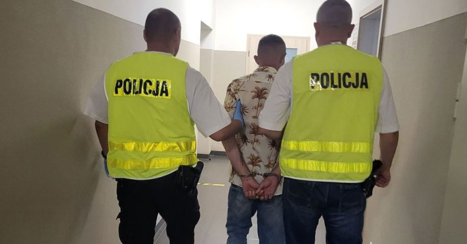 zdjęcie: Policjanci ustalili i zatrzymali sprawcę rozboju na 79-latce / fot. KPP Aleksandrów