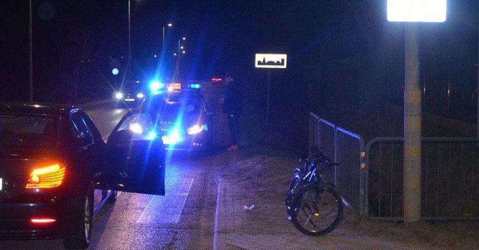 zdjęcie: Rowerzysta potrącony na przejściu w Lublewie. Policja wyjaśnia / fot. KPP w Pruszczu Gdańskim