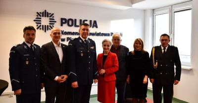 Opłatkowe spotkanie w Komendzie Powiatowej Policji w Piasecznie