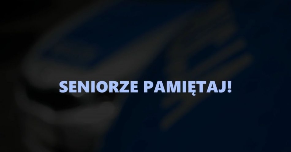 zdjęcie: Na co dzień opiekujmy się seniorami. Unikniemy wtedy sytuacji kryzysowych / fot. KMP w Wałbrzychu