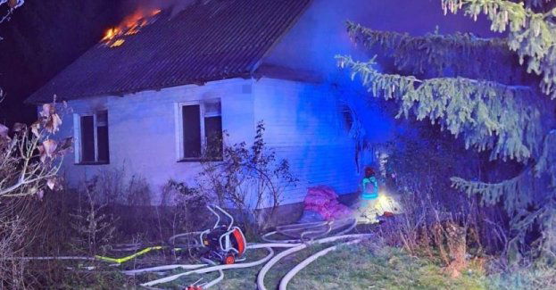 Pożar drewnianego domu w Radzyniu Podlaskim. Nie żyje mężczyzna