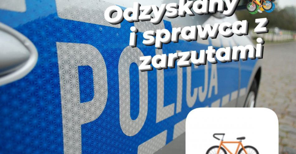 zdjęcie: Odzyskany rower trafił do właścicielki, a sprawca, który go zabrał usłyszał zarzut kradzieży. / fot. KMP w Elblągu