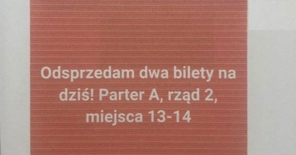 zdjęcie: Fałszywe bilety na koncert / fot. KPP Świdnik