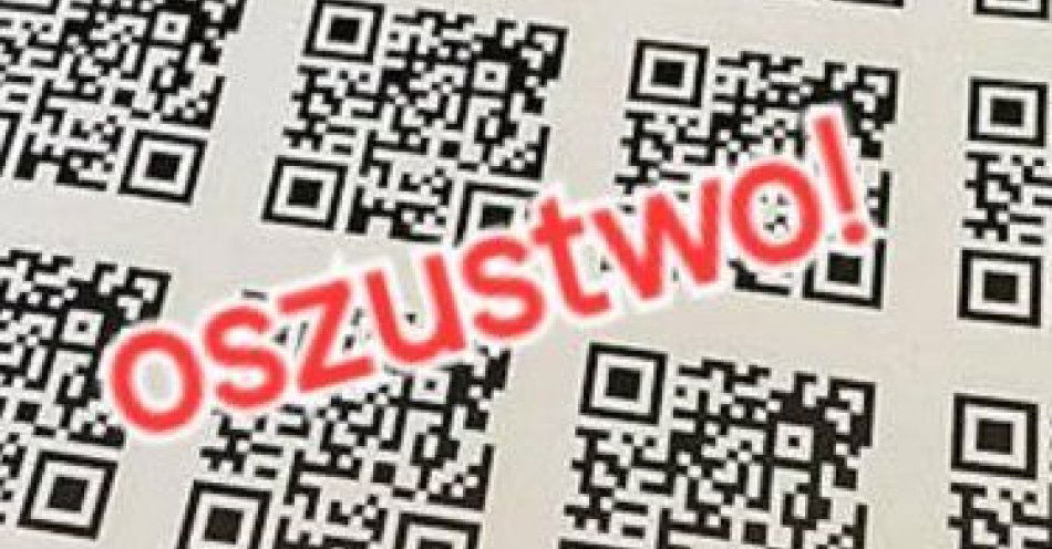 zdjęcie: Przez zeskanowany kod QR straciła 4500 złotych / fot. KPP Lubartów