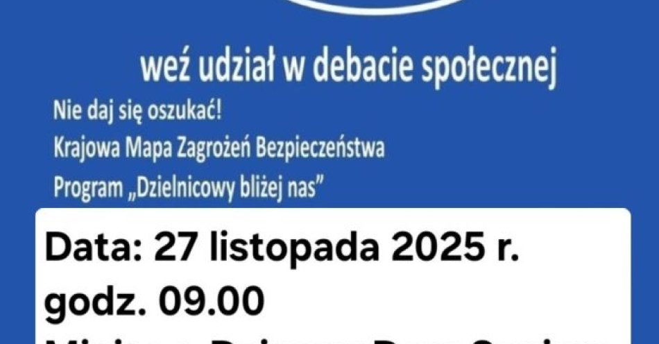 zdjęcie: Bezpieczny Senior spotkania w Chodlu i Łaziskach / fot. KPP Opole Lubelskie