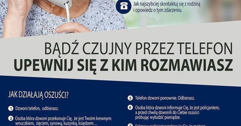 zdjęcie: Senior oszukany metodą na wypadek stracił ponad 250 tys. zł / fot. KPP w Złotoryi