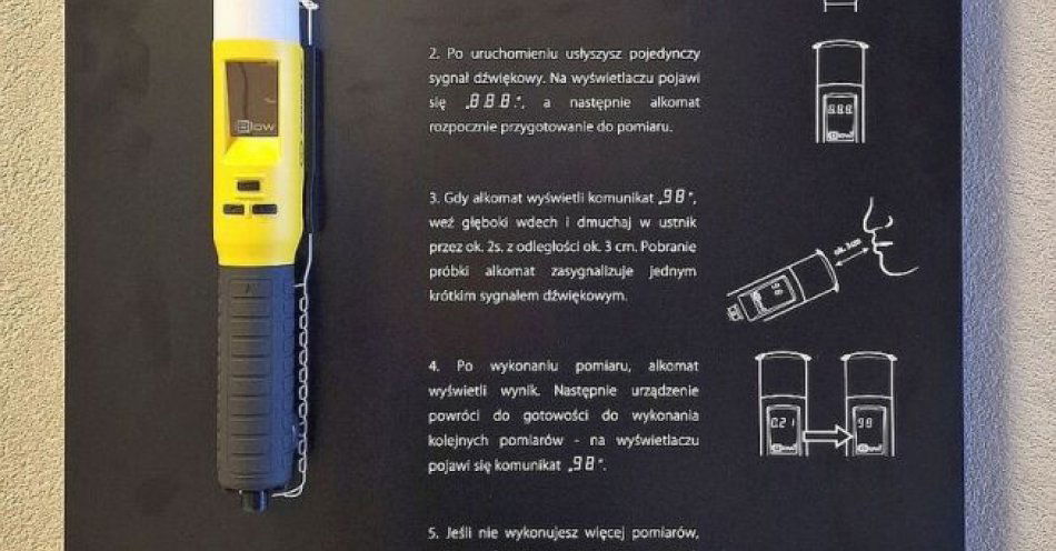 zdjęcie: Zakopane: pijany kierowca zatrzymany na ul. Nowotarskiej / fot. KMP w Zakopanem