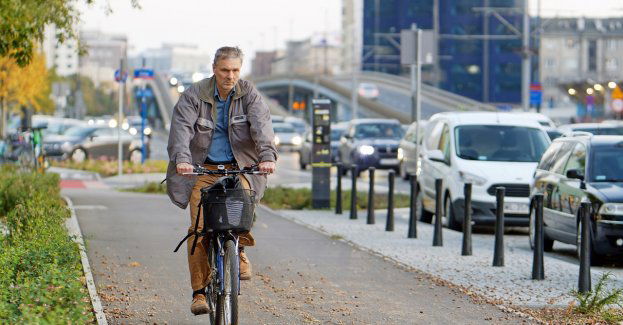 Kolizja rowerzysty i samochodu