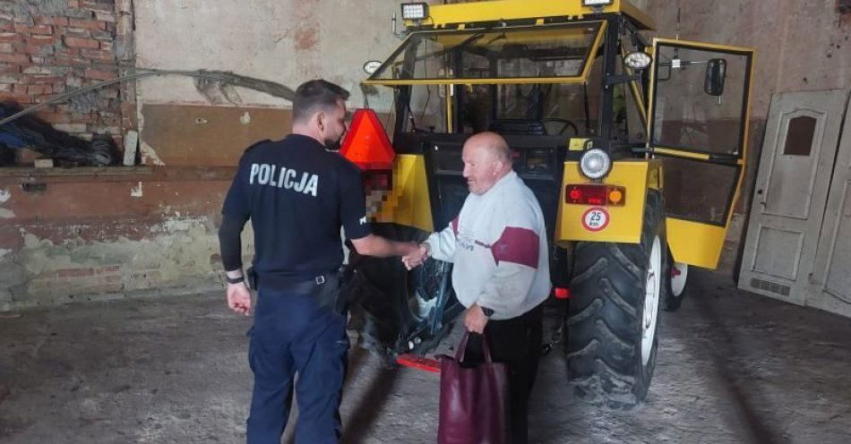 zdjęcie: Zgłosił kradzież ciągnika….będzie odpowiadał za paserstwo / fot. KPP w Lubienie