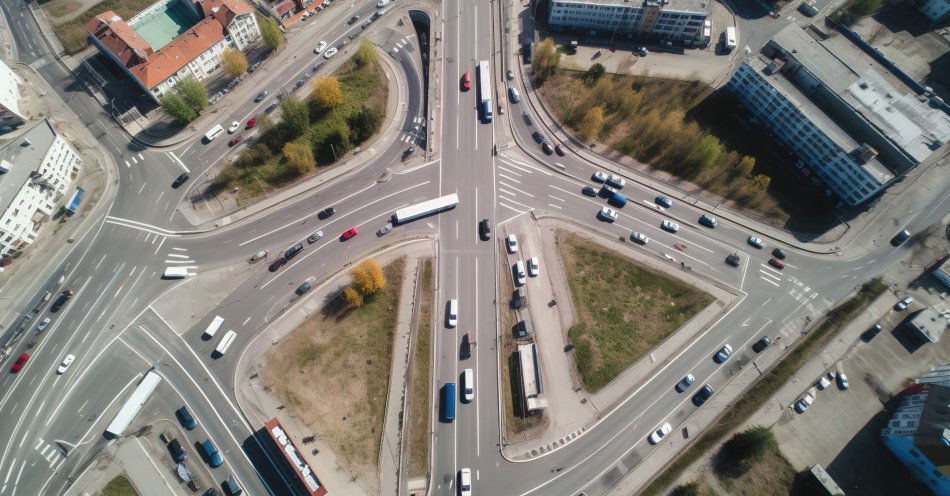 zdjęcie: Od poniedziałku do środy utrudnienia w ruchu w związku z modernizacją jednego ze skrzyżowań / v38004413