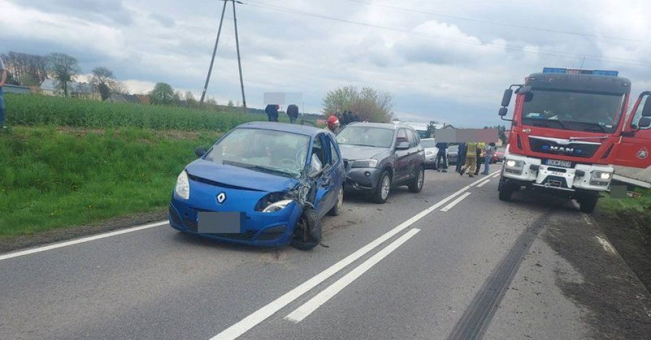 zdjęcie: Jedno zdarzenie drogowe, uszkodzonych siedem aut / fot. KPP w Kwidzynie