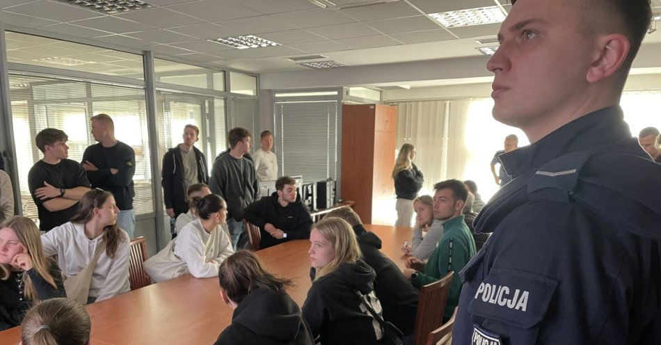 zdjęcie: Wizyta delegacji z Krajowej Szkoły Policji w Hamburgu / fot. KMP Lublin