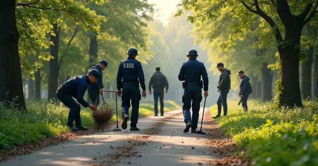 Dzielnicowi sprzątali z mieszkańcami przy Polnych Domach
