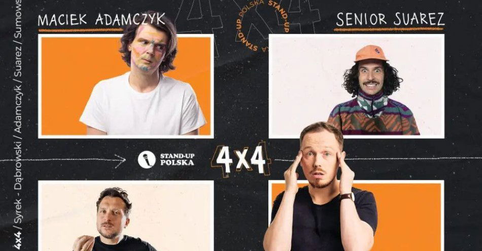 zdjęcie: 4x4 / Syrek - Dąbrowski Adamczyk Suarez Sumowski / kupbilecik24.pl / 4x4 / Syrek - Dąbrowski / Adamczyk / Suarez / Sumowski